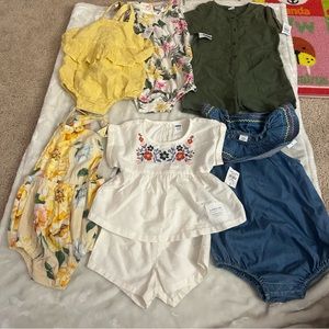 Lot of baby girl clothes